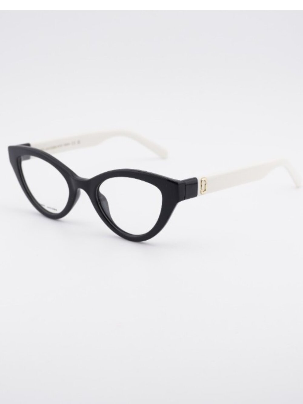 Marc Jacobs MARC 651 080S 00 Eyeglasses Black/White 49mm Cat Eye Frame